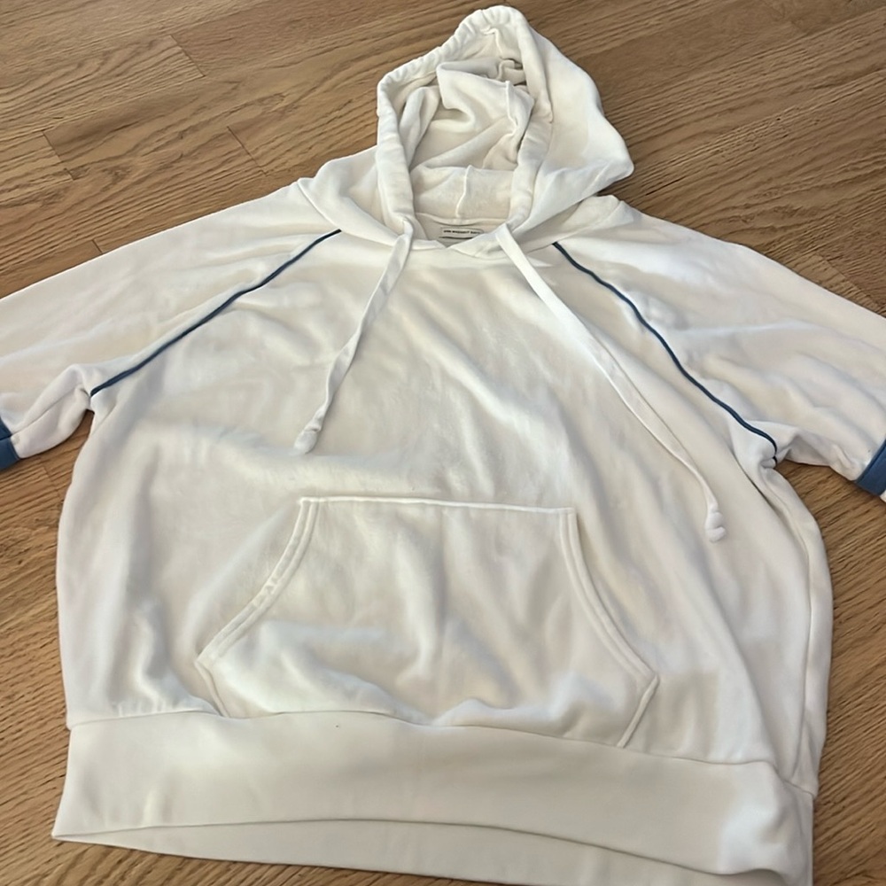 White hoodie American eagle